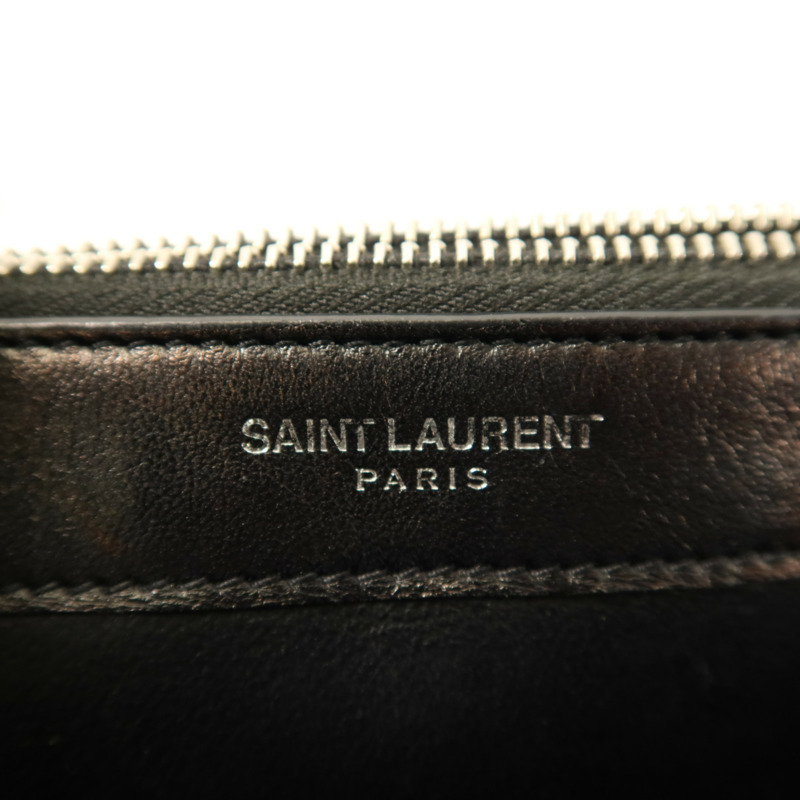 YVES SAINT LAURENT 皮革Kate Small銀扣肩背袋-7