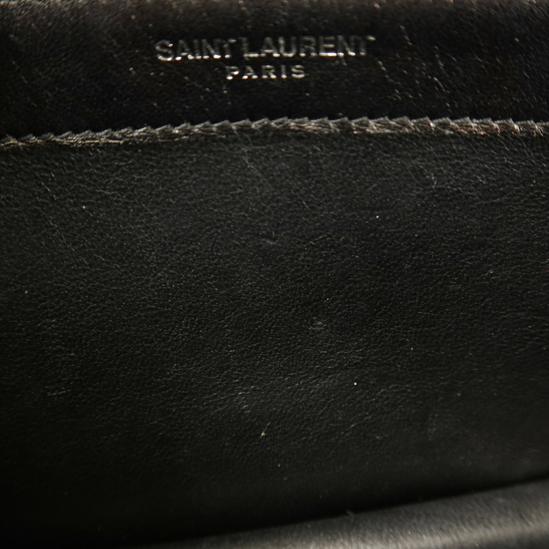 YVES SAINT LAURENT 皮革Kate Small銀扣肩背袋-13