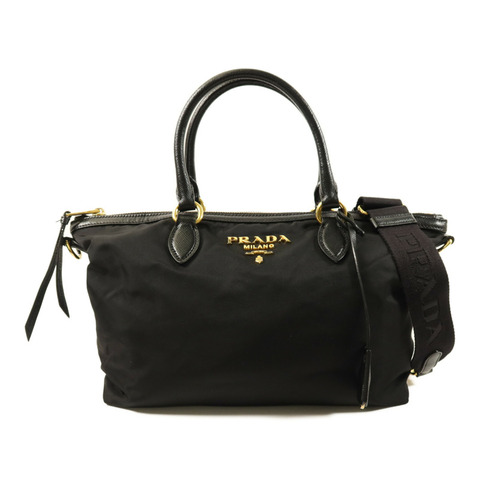 PRADA 尼龍Shoulder Bag金扣手挽肩背兩用袋