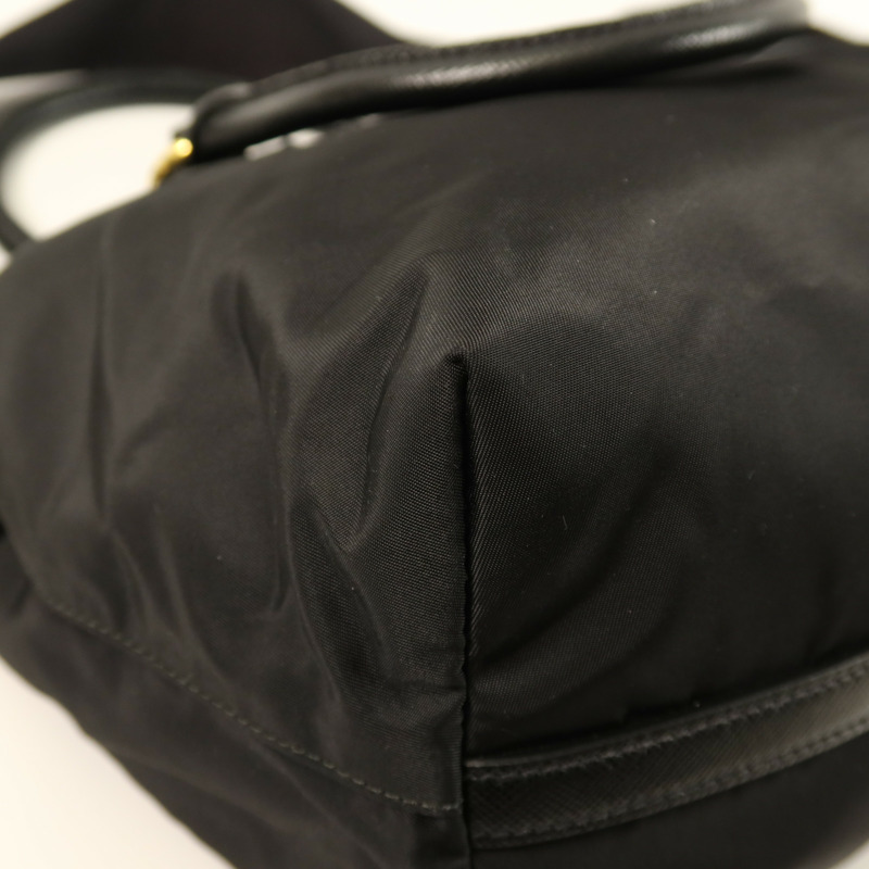 PRADA 尼龍Shoulder Bag金扣手挽肩背兩用袋-7