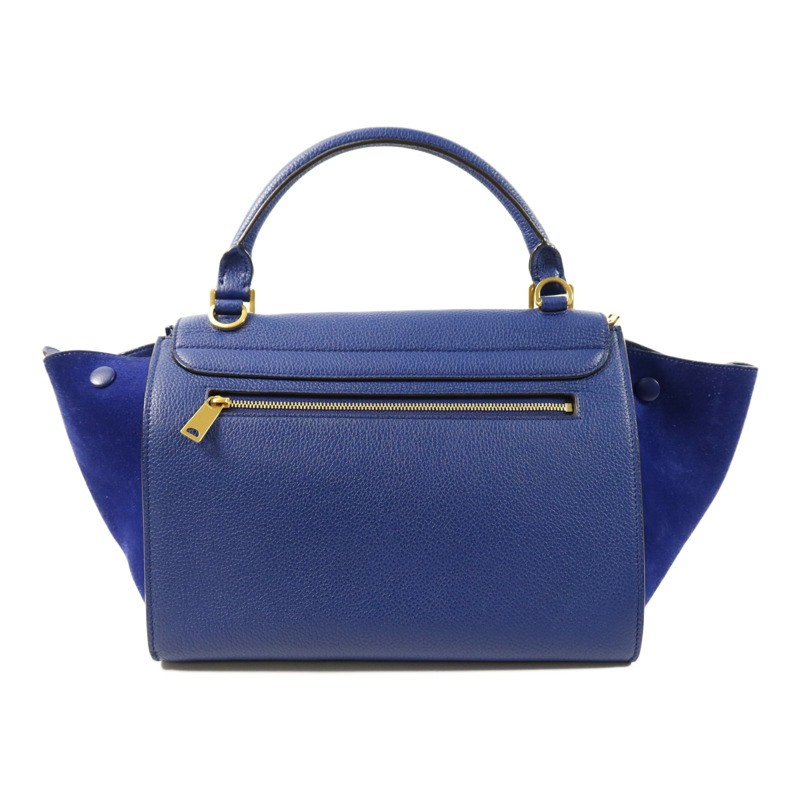 CELINE 牛皮皮革Trapeze金扣手挽肩背兩用袋-1