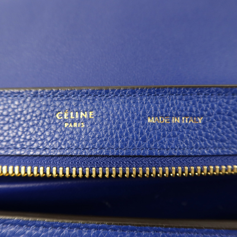 CELINE 牛皮皮革Trapeze金扣手挽肩背兩用袋-4