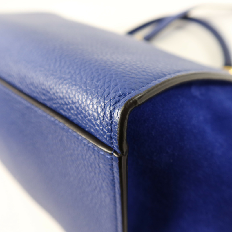 CELINE 牛皮皮革Trapeze金扣手挽肩背兩用袋-10