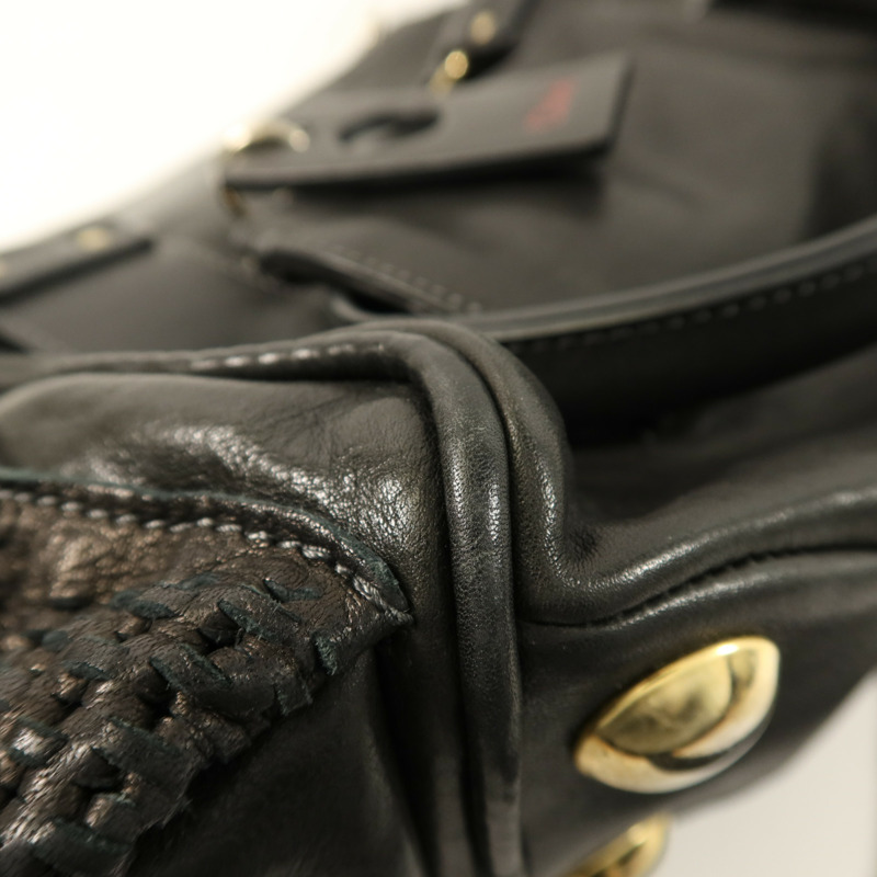 Chloe 牛皮皮革Shoulder Bag金扣手挽肩背兩用袋-3