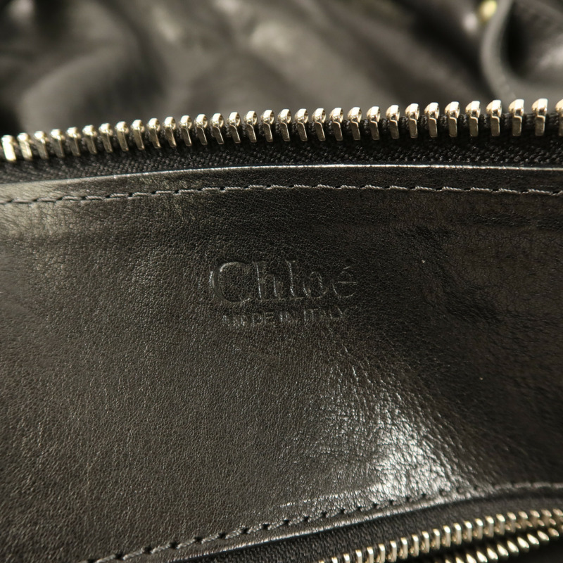 Chloe 牛皮皮革Shoulder Bag金扣手挽肩背兩用袋-10