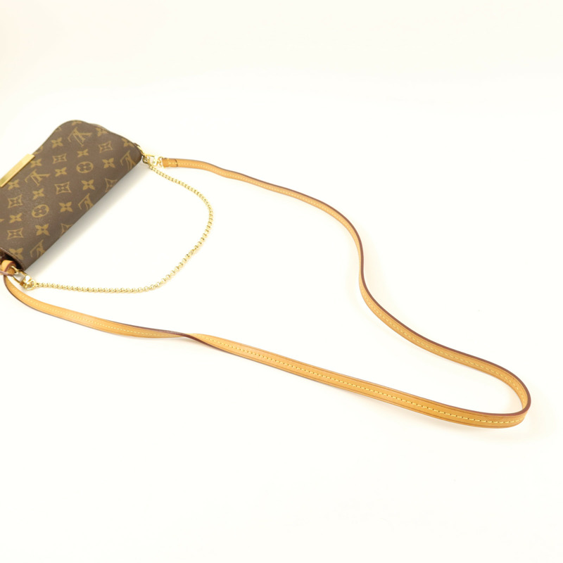 LOUIS VUITTON Monogram Favorite MM金扣手挽肩背兩用袋-4