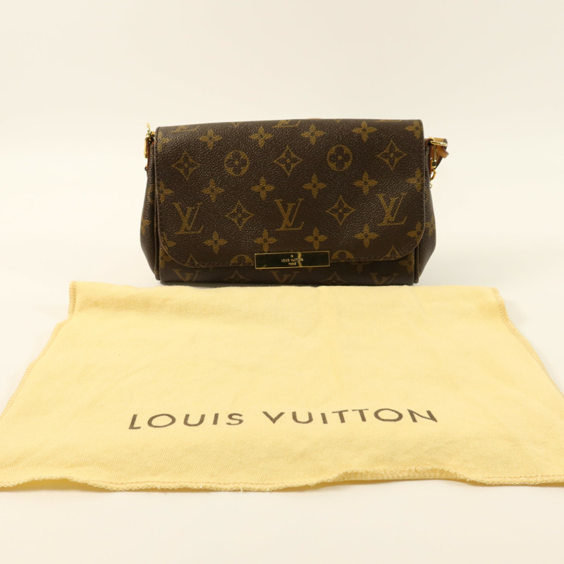 LOUIS VUITTON Monogram Favorite MM金扣手挽肩背兩用袋-5