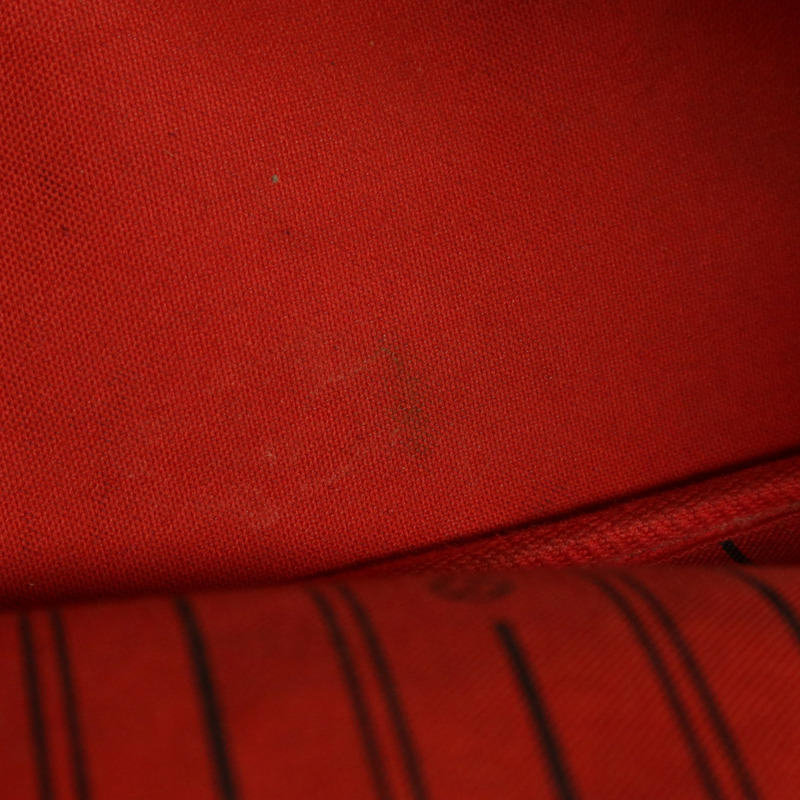 LOUIS VUITTON Damier Neverfull MM金扣手挽袋/肩背袋-4