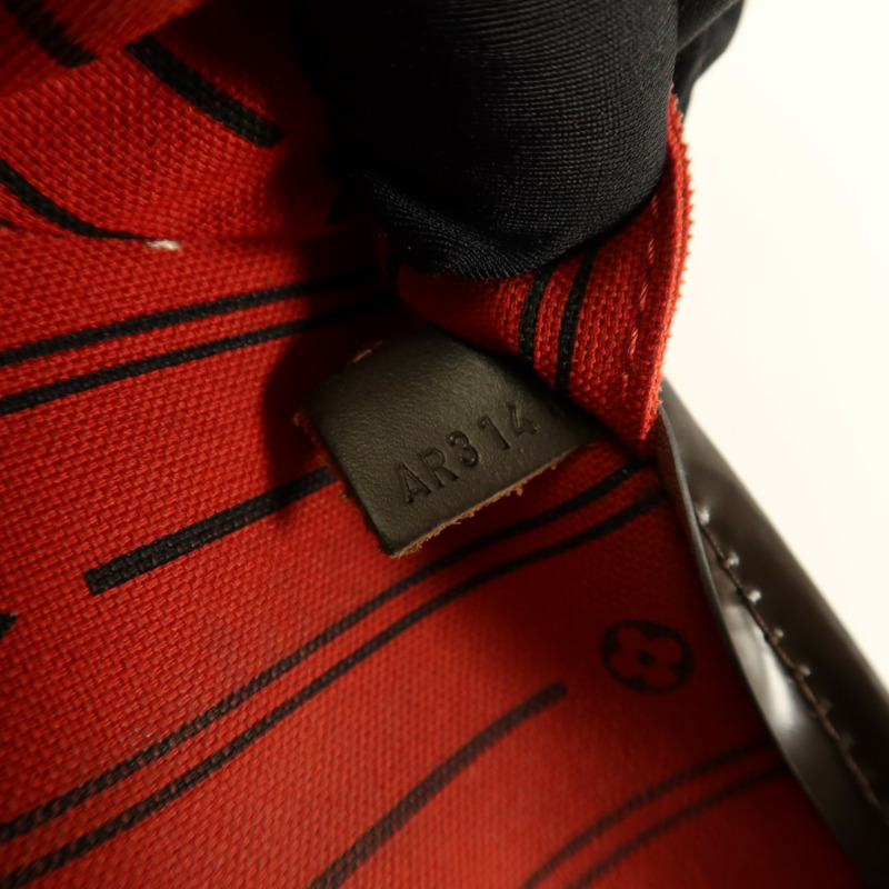 LOUIS VUITTON Damier Neverfull MM金扣手挽袋/肩背袋-14