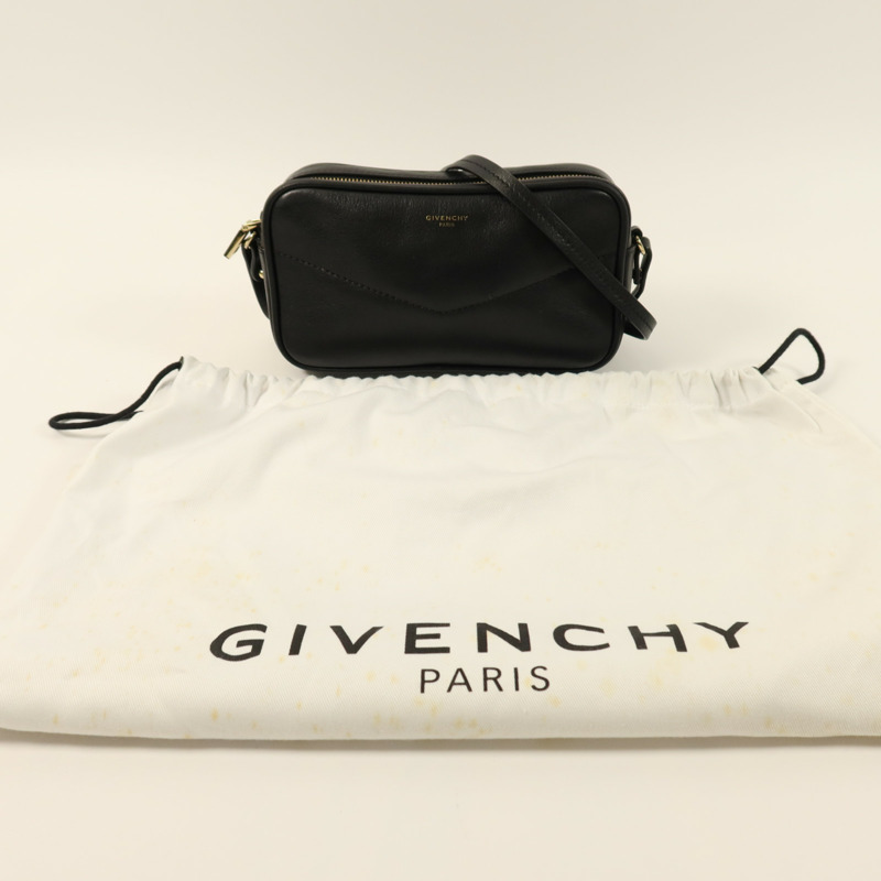 GIVENCHY 牛皮皮革Shoulder Bag金扣肩背袋-5