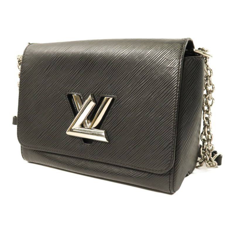 LOUIS VUITTON Epi Twist MM銀扣鏈帶肩背袋-2