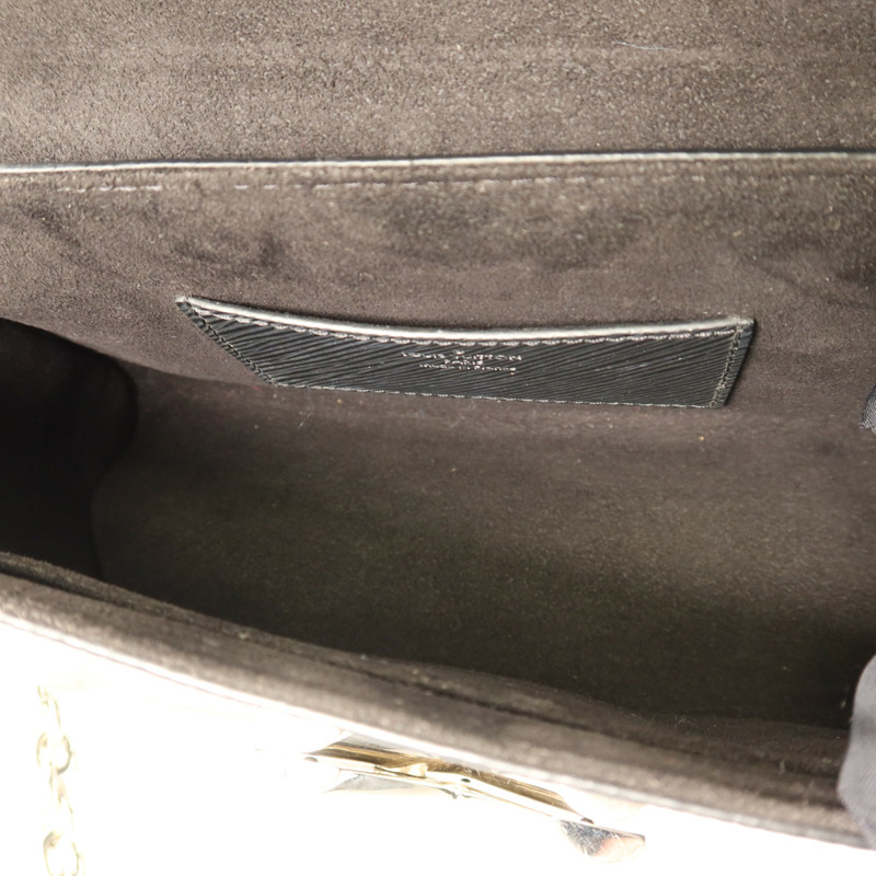 LOUIS VUITTON Epi Twist MM銀扣鏈帶肩背袋-11