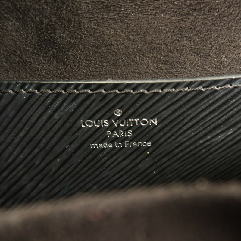 LOUIS VUITTON Epi Twist MM銀扣鏈帶肩背袋-12