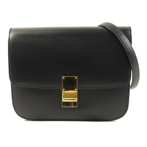 CELINE 牛皮皮革Classic Bag Medium金扣肩背袋