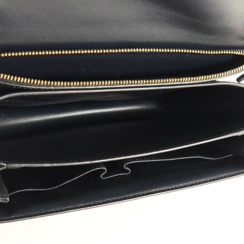 CELINE 牛皮皮革Classic Bag Medium金扣肩背袋-4