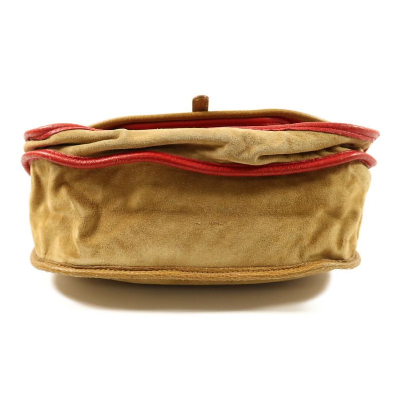 BALENCIAGA 麂皮皮革Shoulder Bag銀扣肩背袋-4