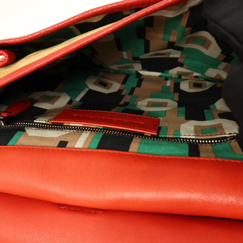 BALENCIAGA 麂皮皮革Shoulder Bag銀扣肩背袋-5