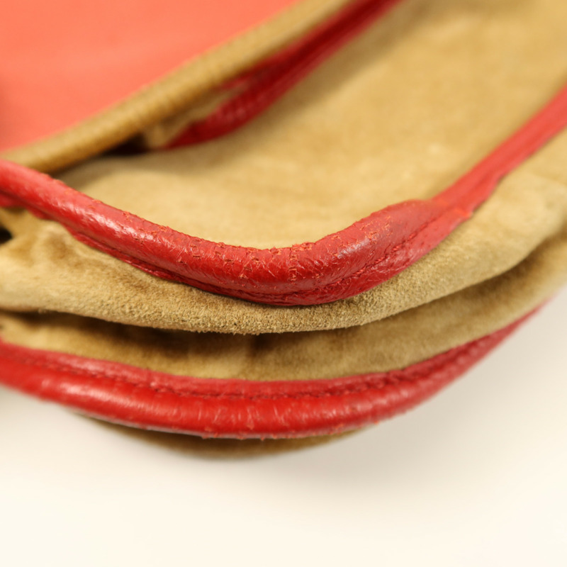 BALENCIAGA 麂皮皮革Shoulder Bag銀扣肩背袋-7