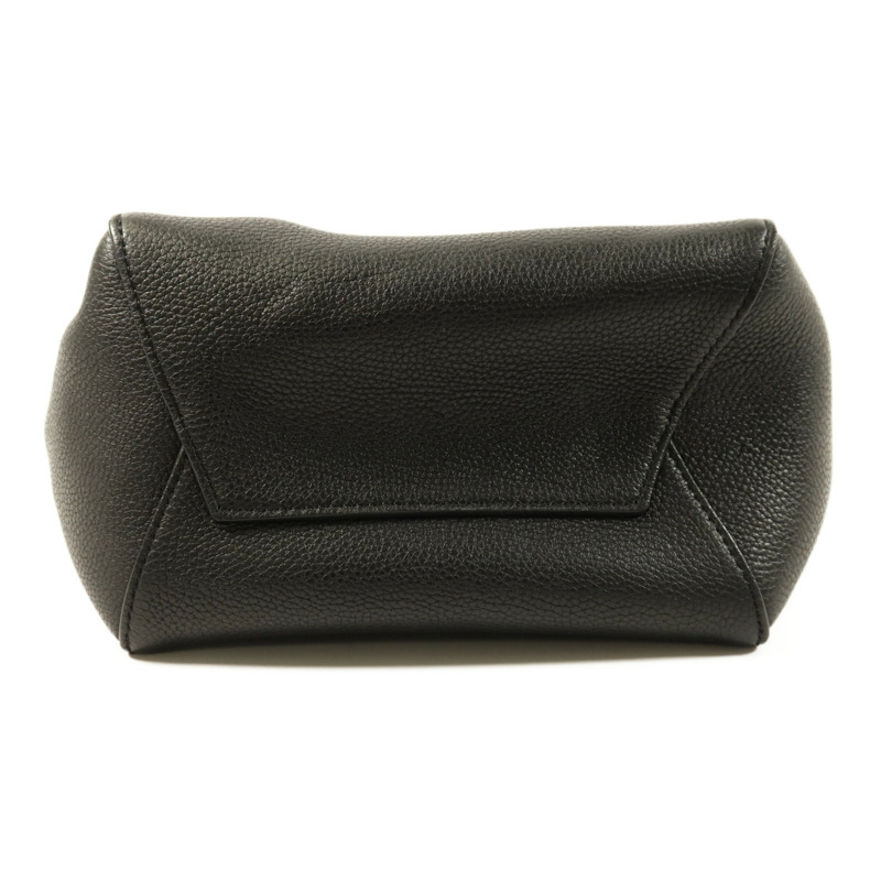 CELINE 牛皮皮革Sangle Bucket Small金扣肩胄袋-7