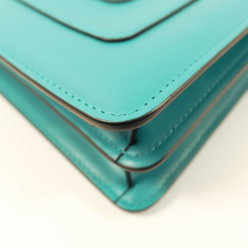 BVLGARI 牛皮皮革Serpenti Forever金扣鏈帶肩背袋-8