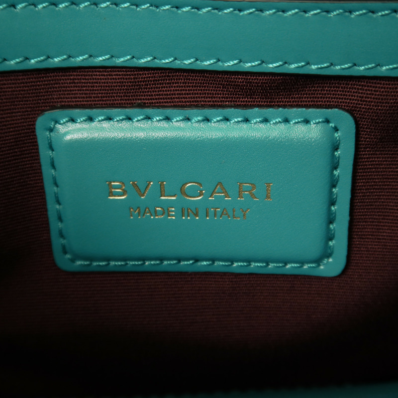 BVLGARI 牛皮皮革Serpenti Forever金扣鏈帶肩背袋-10