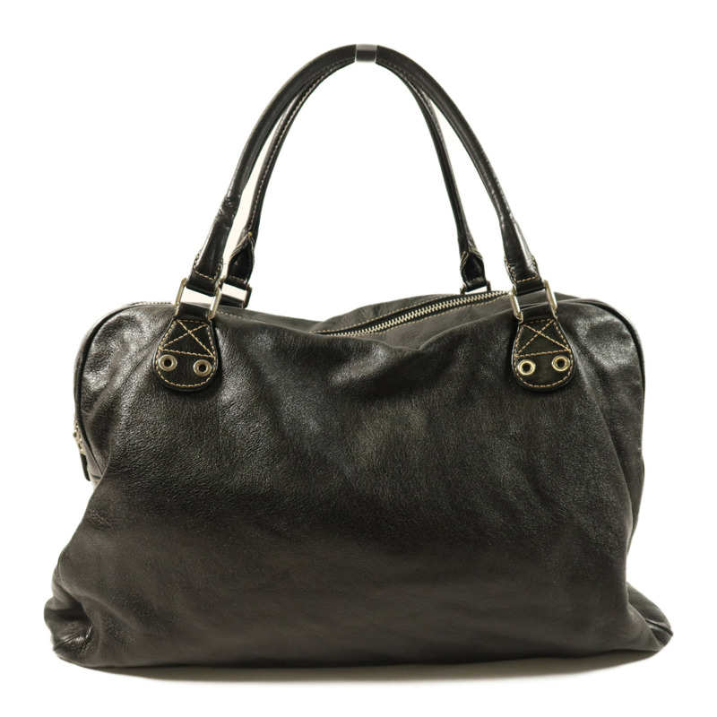 GUCCI Hysteria皮革Duffle Bag銀扣肩背袋-1