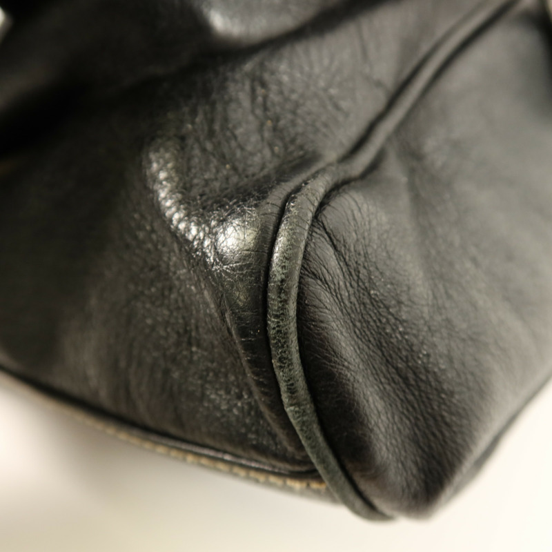 GUCCI Hysteria皮革Duffle Bag銀扣肩背袋-8