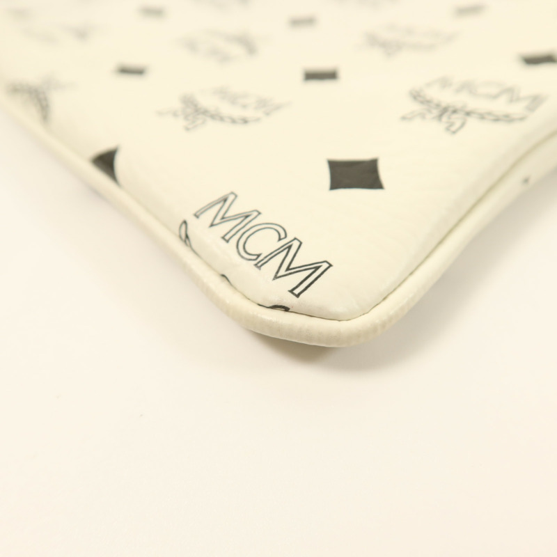 MCM 塗層帆布Pouch手拿包-9