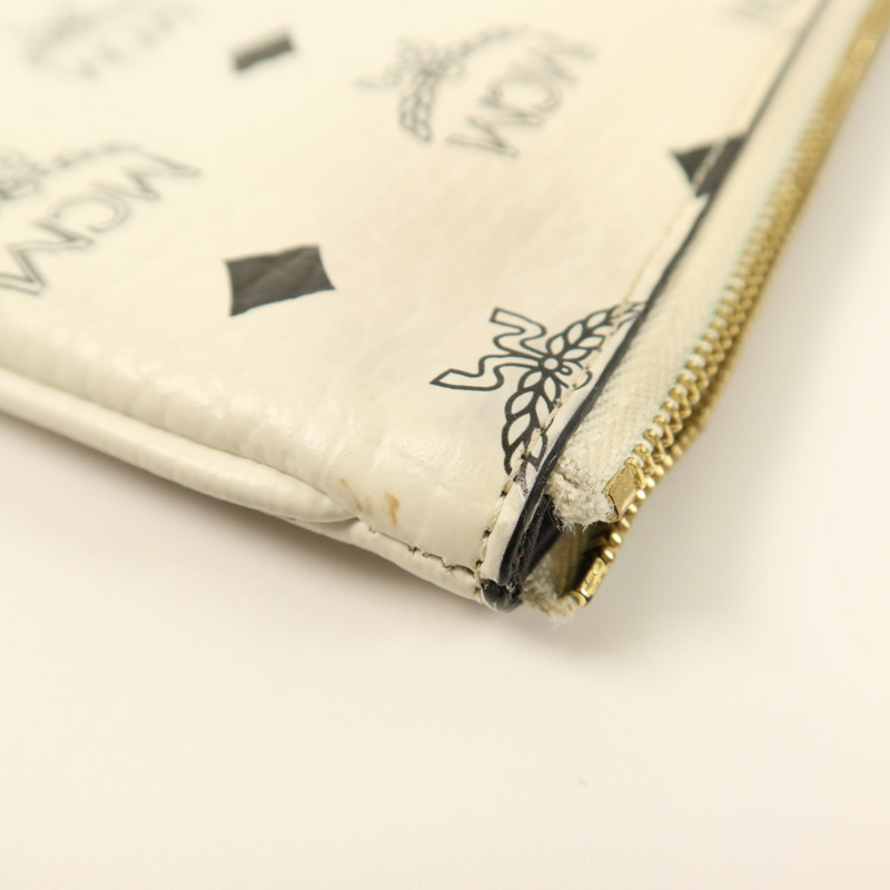 MCM 塗層帆布Pouch手拿包-10