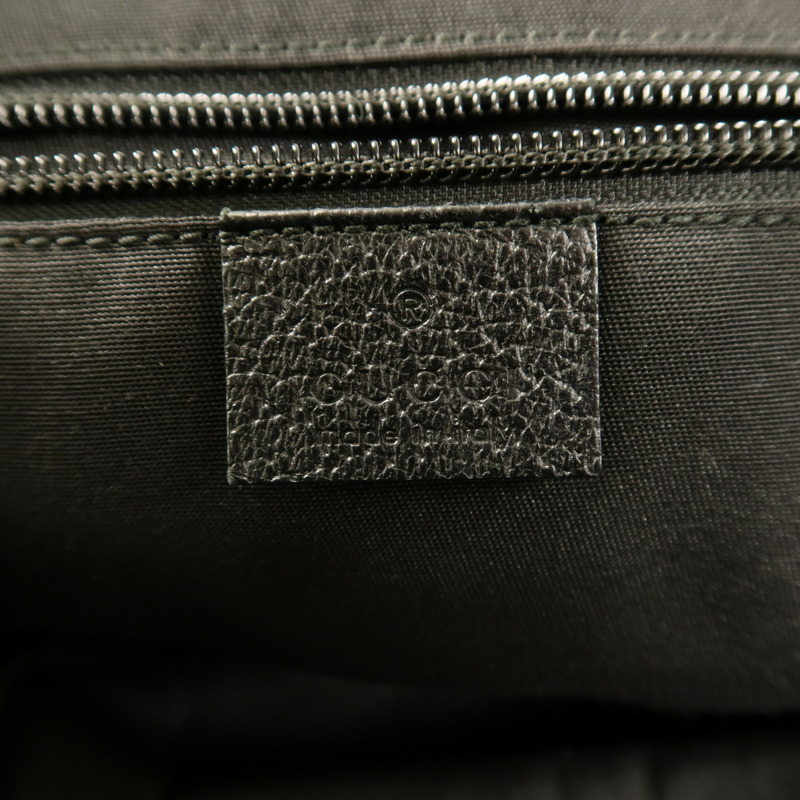 GUCCI 帆布Tote Bag銀扣手挽袋-10