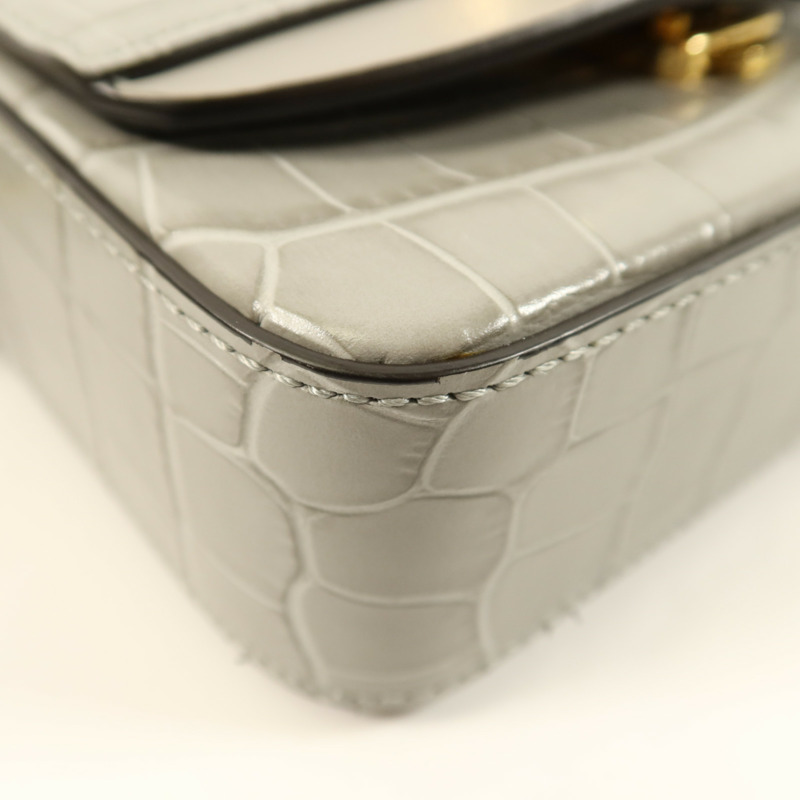 Chloe 牛皮皮革Mini C Bag金扣手挽肩背兩用袋-8