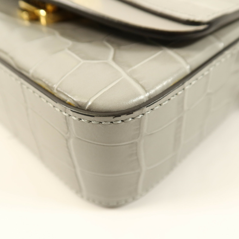 Chloe 牛皮皮革Mini C Bag金扣手挽肩背兩用袋-9