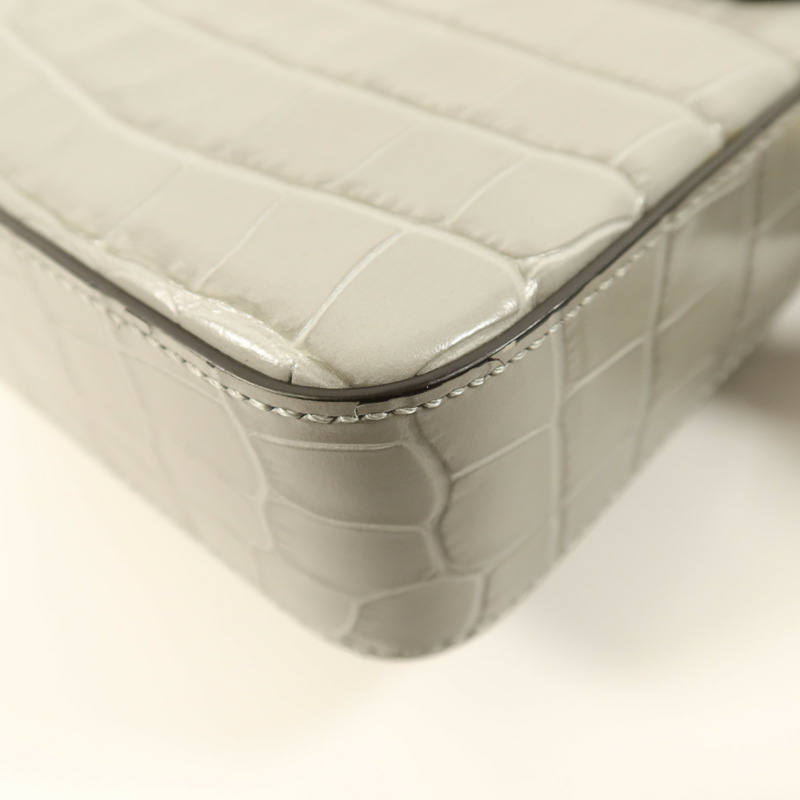 Chloe 牛皮皮革Mini C Bag金扣手挽肩背兩用袋-11