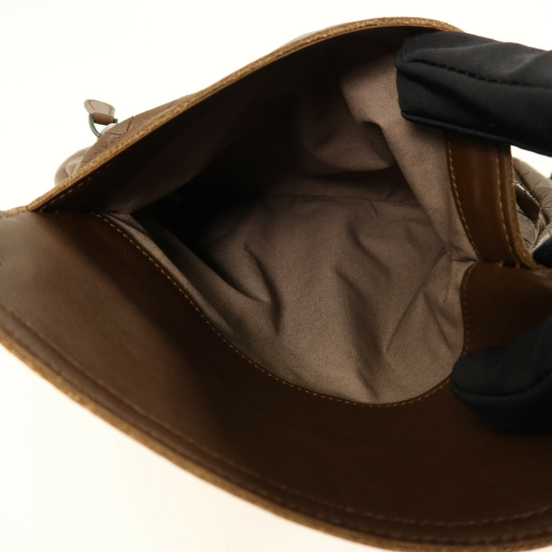 BOTTEGA VENETA 牛皮皮革Chain Shoulder鏈帶肩背袋-4