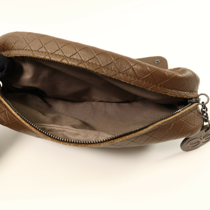 BOTTEGA VENETA 牛皮皮革Chain Shoulder鏈帶肩背袋-5