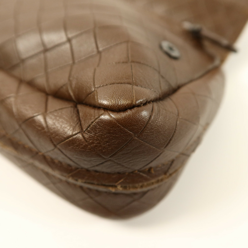 BOTTEGA VENETA 牛皮皮革Chain Shoulder鏈帶肩背袋-9