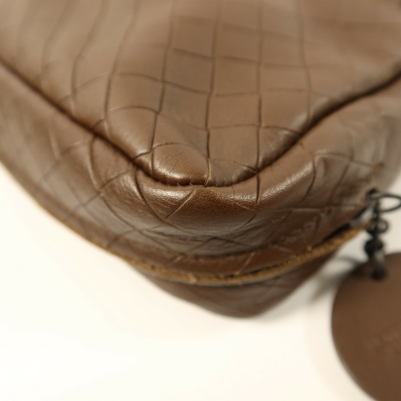 BOTTEGA VENETA 牛皮皮革Chain Shoulder鏈帶肩背袋-11