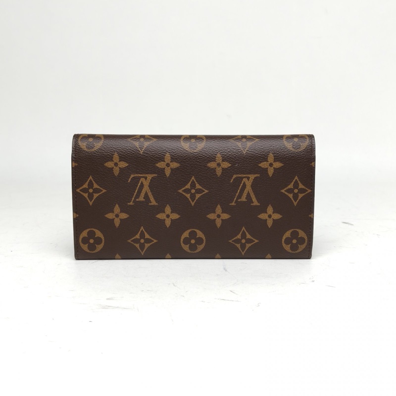 LOUIS VUITTON 老花PVC晶片Emilie長款錢包-2