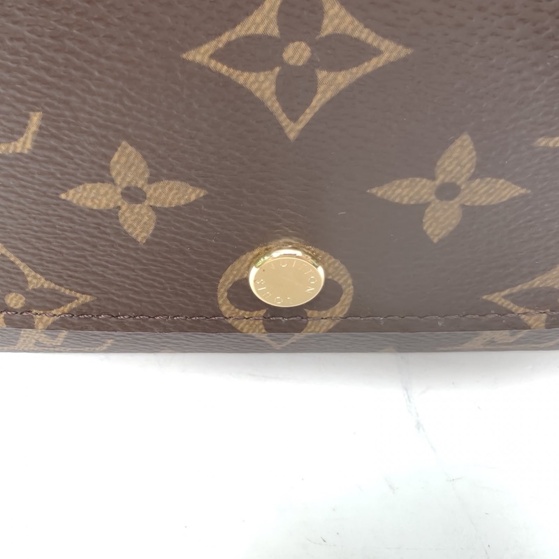 LOUIS VUITTON 老花PVC晶片Emilie長款錢包-4