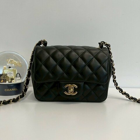 Chanel 黑金方胖 晶片款