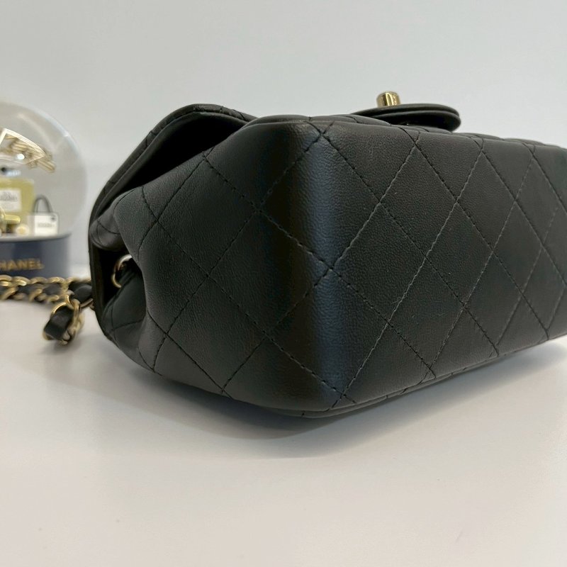 Chanel 黑金方胖 晶片款-5