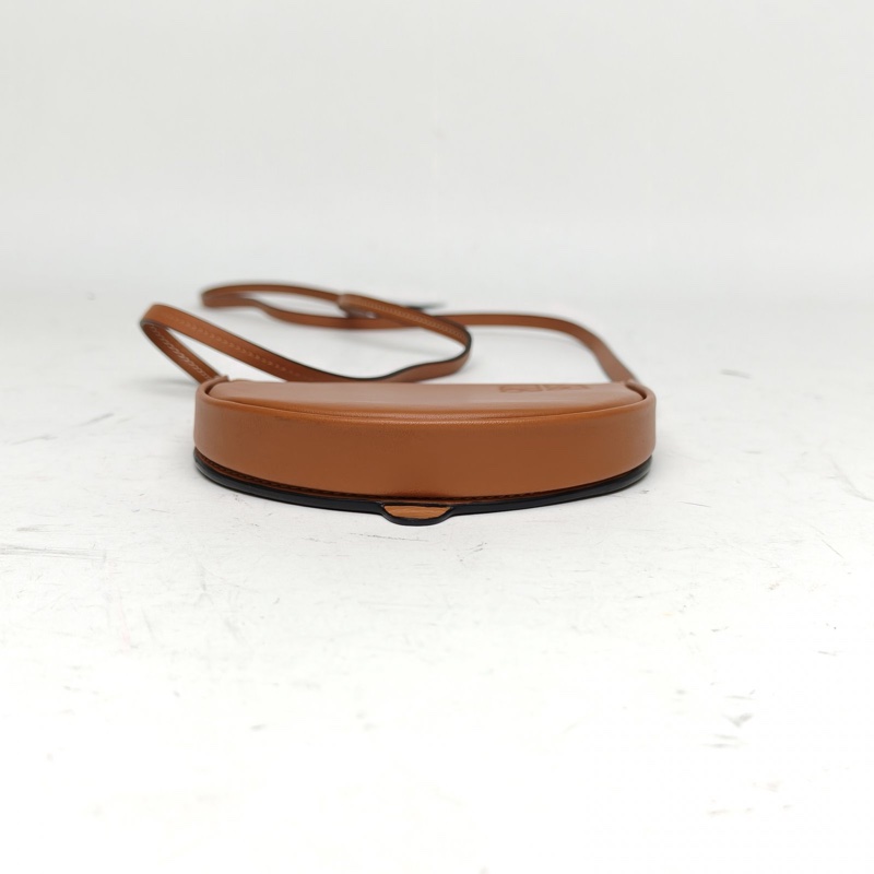 LOEWE HeelBag金棕色牛皮肩背包-3