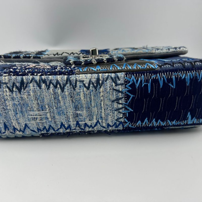 Chanel 拼布牛仔 Classic Flap 口蓋包-13