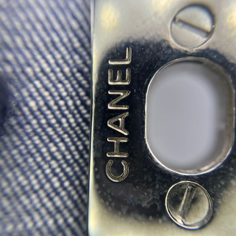 Chanel 拼布牛仔 Classic Flap 口蓋包-17