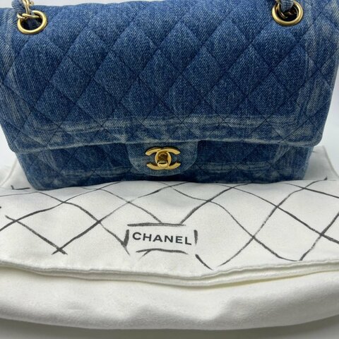 Chanel 牛仔 Classic Flap 口蓋包