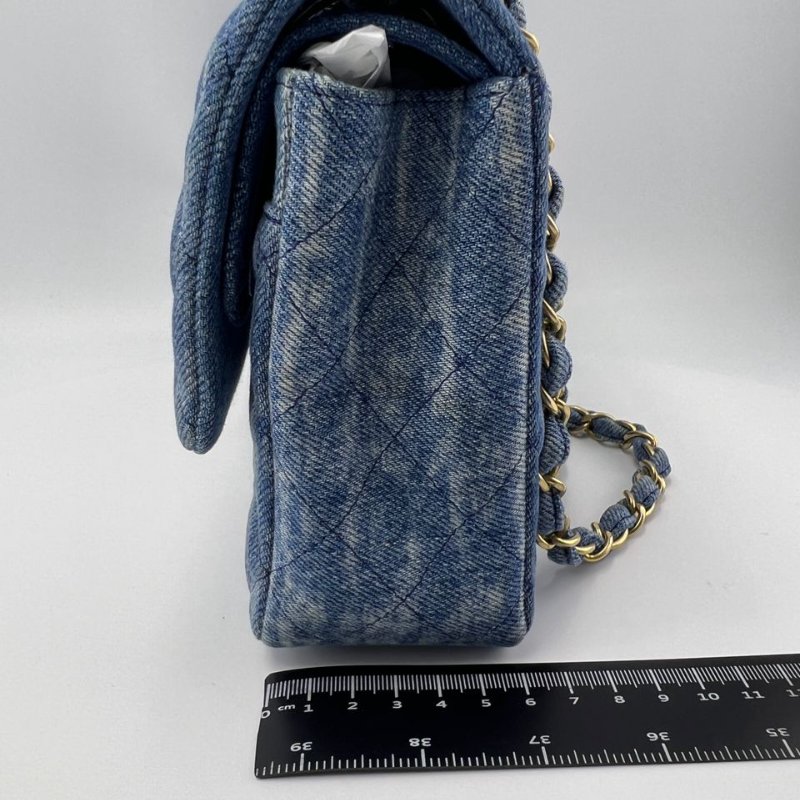 Chanel 牛仔 Classic Flap 口蓋包-3