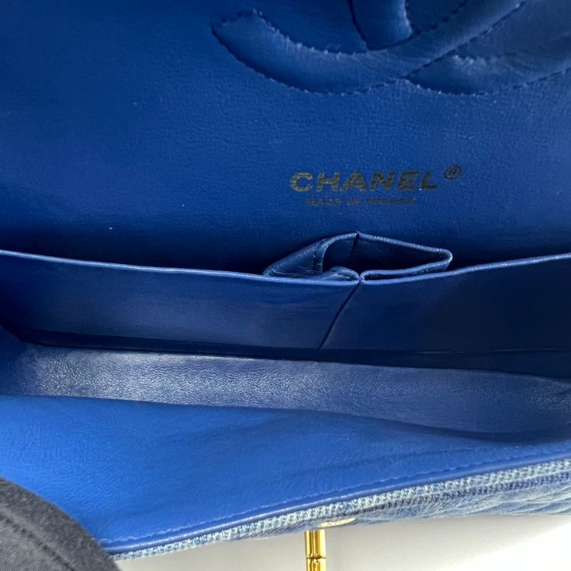 Chanel 牛仔 Classic Flap 口蓋包-13