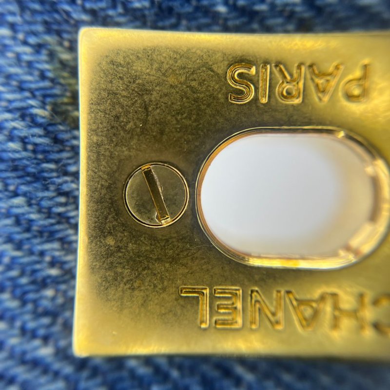 Chanel 牛仔 Classic Flap 口蓋包-16