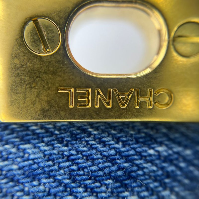 Chanel 牛仔 Classic Flap 口蓋包-23