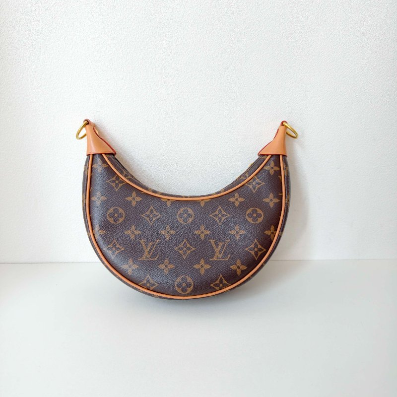lv路易威登/Louis Vuitton 月亮豌豆 塗層帆布 晶片款 23 x 13 x 6 97新-3